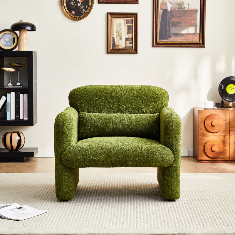 Simple en velours de 34 po, expérience d'assise confortable, conception ergonomique, pour plusieurs espaces, structure en bois massif, coussin en mousse, velours facile à assembler et siège ergonomique à assise mi-douce, à assembler