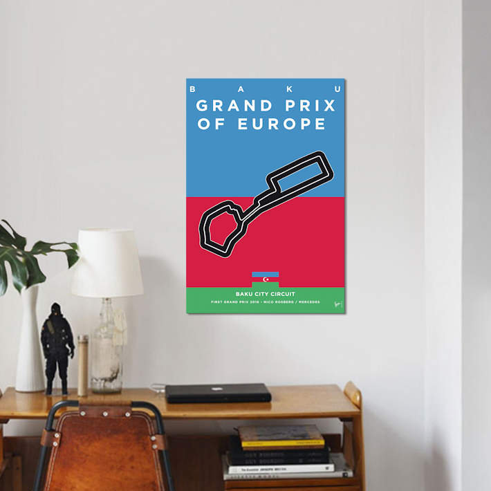 Impression sur toile, "Minimal Movie", H 60 po x l 40po x P 1,5 po, Toile tendue, Pas de tapis