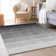 Premium Machine Washable Prisco Black Rug