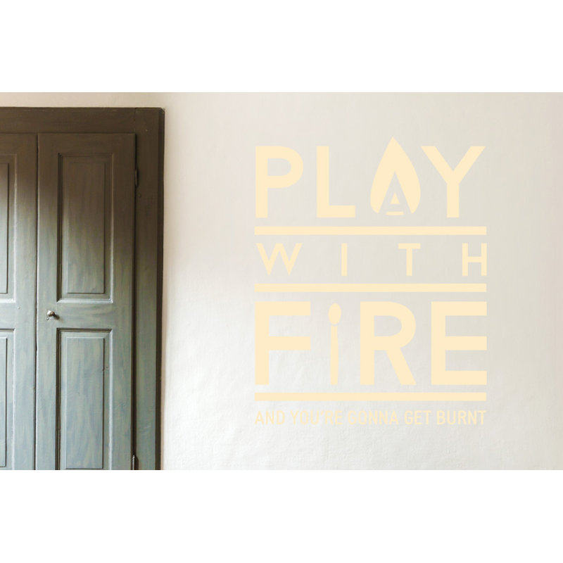 Wall Decal, Beige, Large