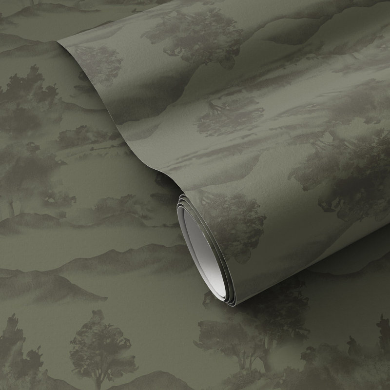 Abundance Wallpaper by Getty Images, Abundance Olive Night II, W12" x H8"