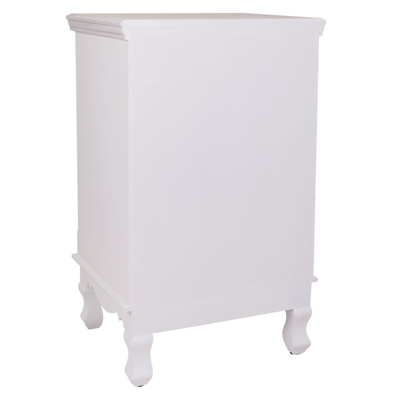 Gallois 41cm W Manufactured Wood Bedside Table