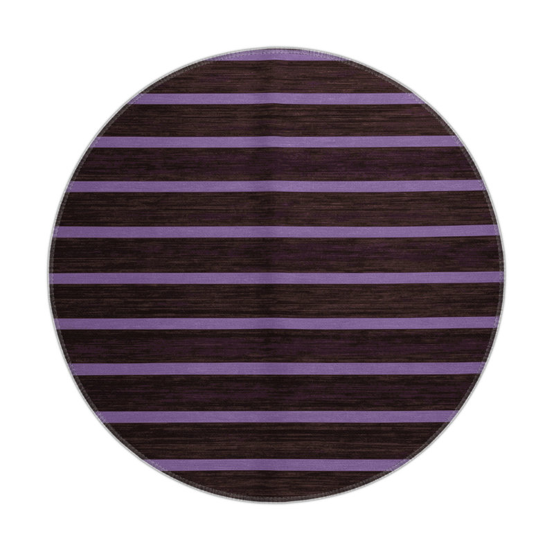 Tapis intérieur / extérieur noir HorizontalStripes