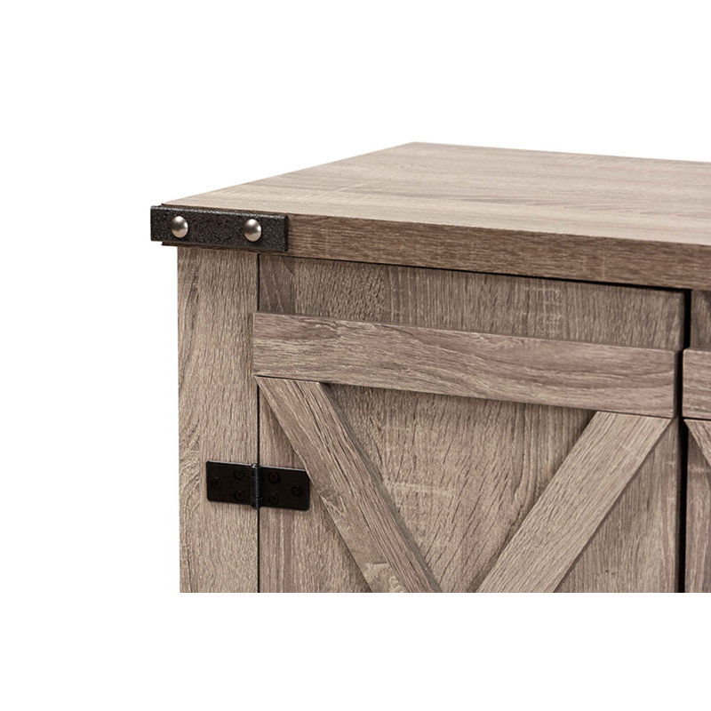 Dahlberg Wayne Wood 9 Pair Shoe Storage Cabinet