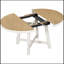Table de salle à manger ronde extensible avec table en bois B3380BFA5EC24B6EA853E008425082FD