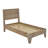 Modern Solid Pine Platform Twin Bed Frame-682227714-682227716