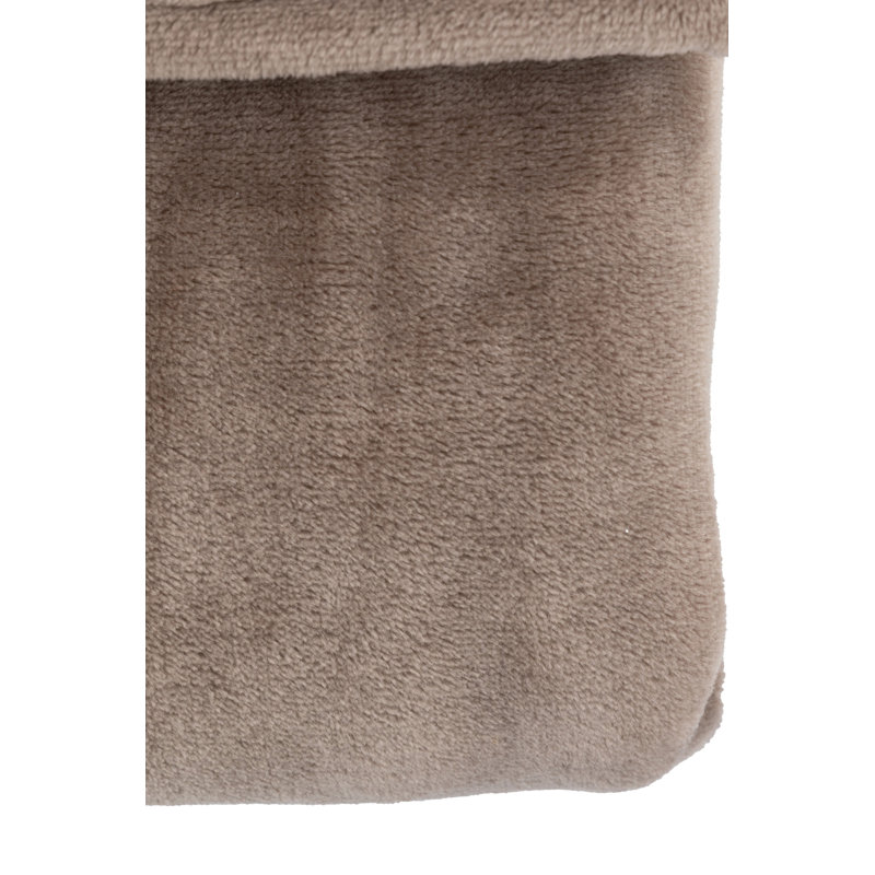 Agide Throw Blanket, Taupe