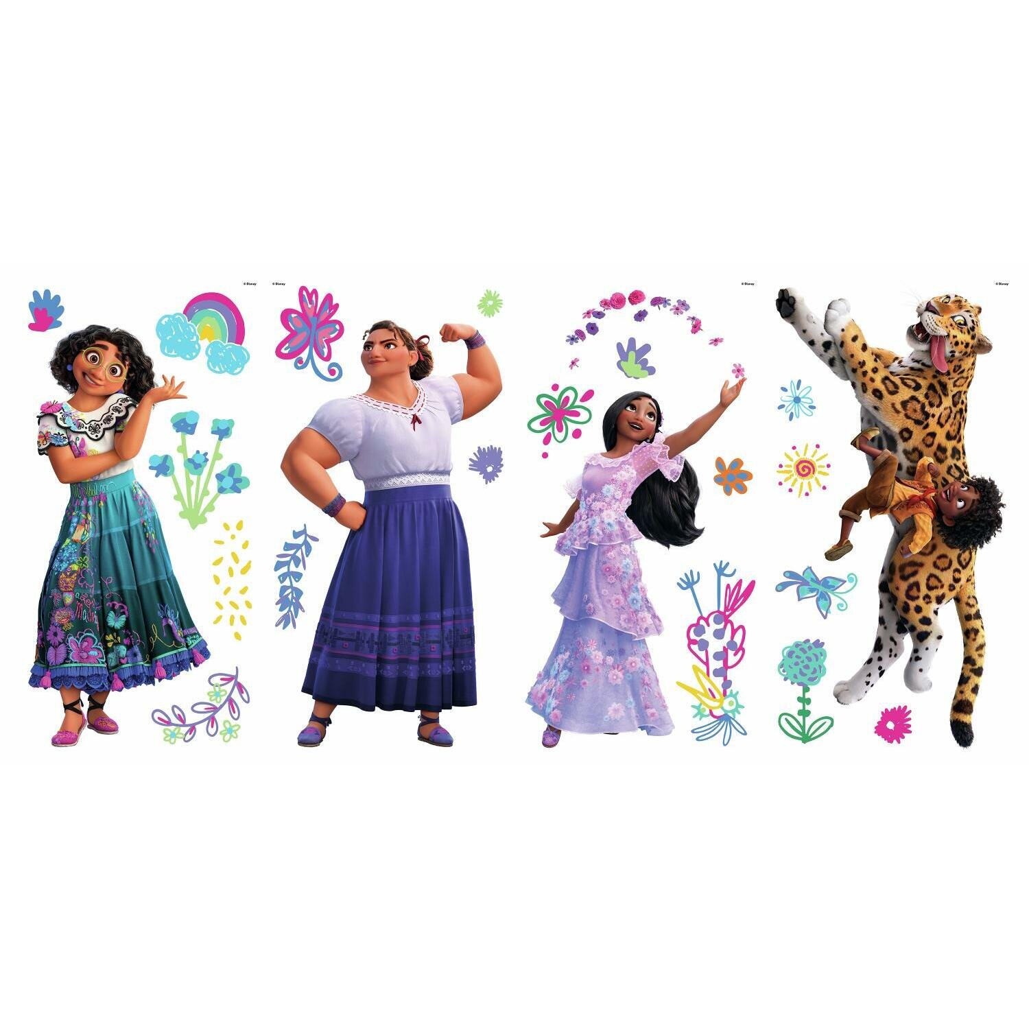 15 Encanto Large Stickers - Mirabel, Isabela, Luisa, Antonio Madrigal -  Disney