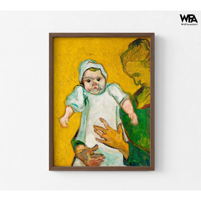 Madame Roulin And Her Baby By Vincent Van Gogh, Mom And Baby Wall Art, Cute Baby Print, Nursery Painting Print, Baby Room Decor