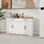 Buffet 55,91 po avec 2 tiroirs et 4 portes