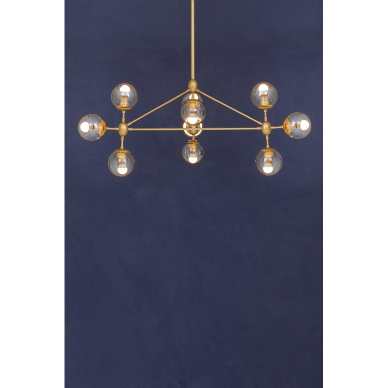 Anselma 10 - Light Gold Pendant