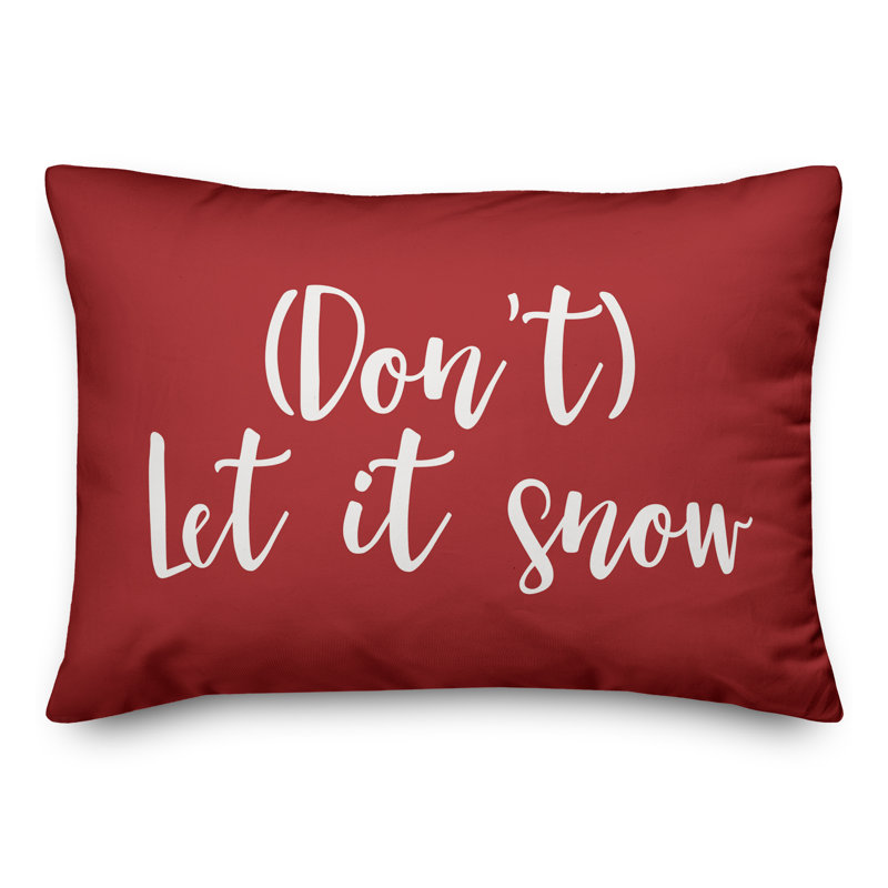 Throw Pillow, Red