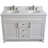 49'' Double Bathroom Vanity with Quartz Top