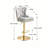 Jerica Upholstered Velvet Adjustable Height Counter Stool-284207697