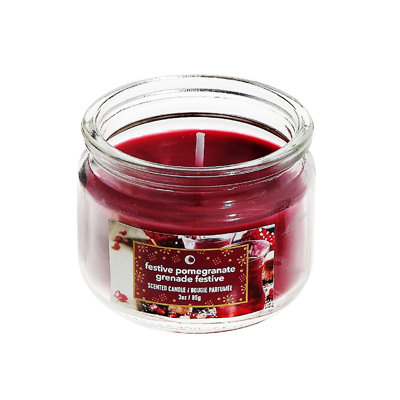 Bougie parfumée à la grenade festive