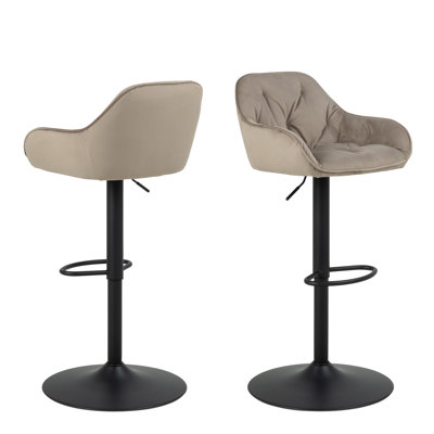 Washingtonville Upholstered Adjustable Height Counter Stool