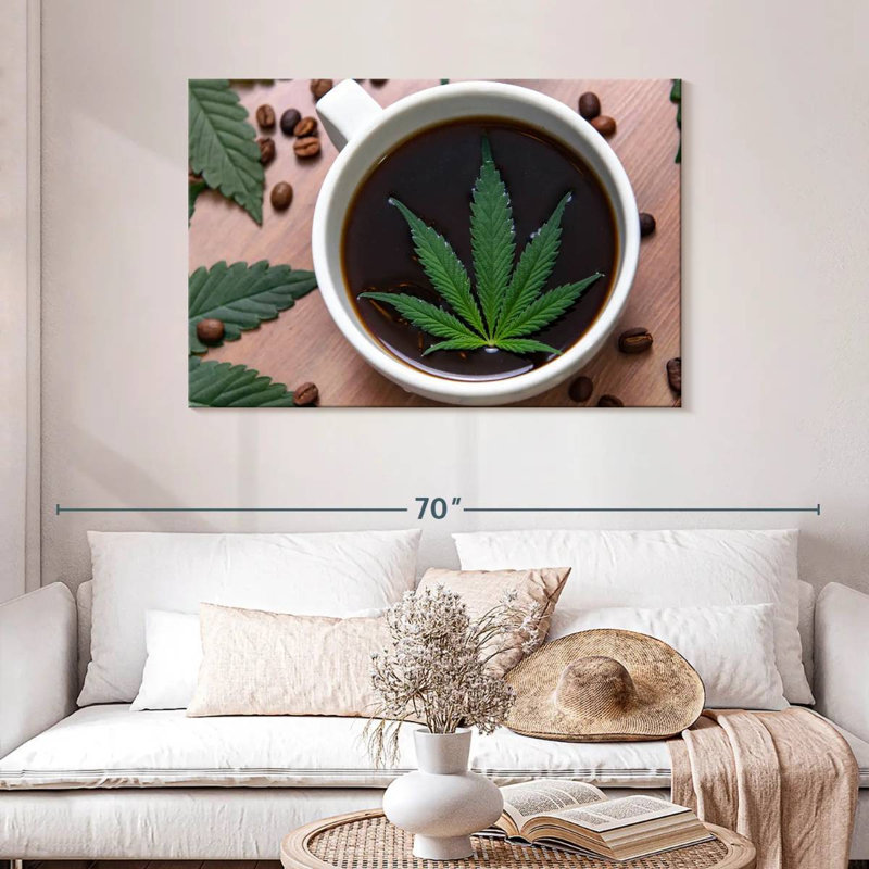 Marijuana et café Harnek, H 30 po x l 45 po