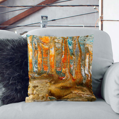 Abstract Square Throw Cushion