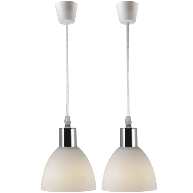 Ray 1 - Light Chrome Dome Pendant