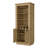 Elegant 4-Built In Wine Rack Bar Cabinet For Living Areas Finish Storage Bottles And Glasses-551713726