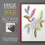 Feuilles de couleur pop III - impression encadrée de qualité supérieure - prête à être accrochée - aucun clou requis - aucun clou requis-1995135816-1995135822