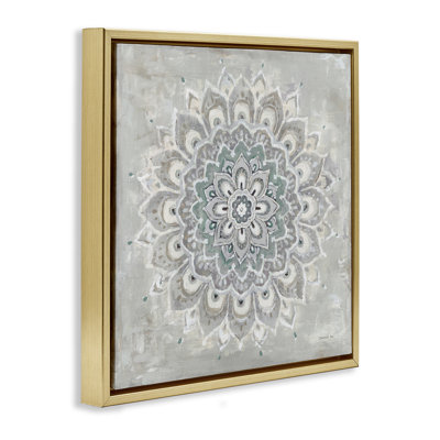 «Gentle Mandala Flower Floater Canvas» par Danhui Nai
