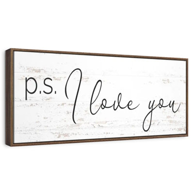 P.S. I Love You, typographie