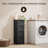 Fortine 33.5'' H Modern Freestanding Bathroom Cabinet with 4 Drawers-996597827