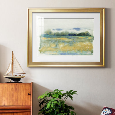 " Flowing Landscape I " Painting Print