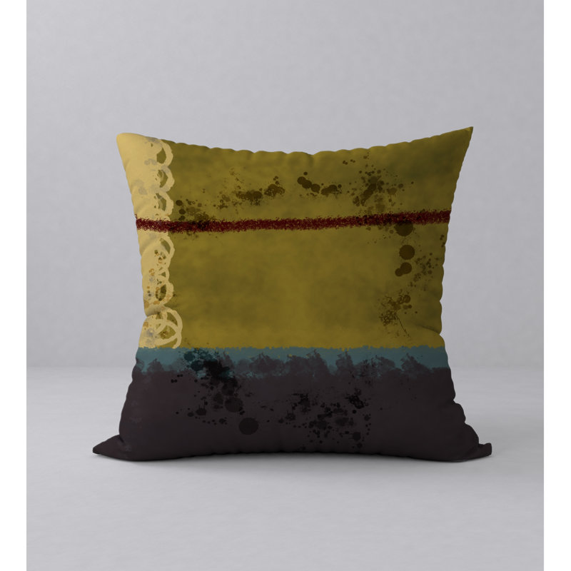 Housse de coussin carrée impeccable et insert, H 18 po x l 18 po