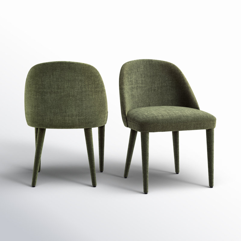 Labin Dining Chair in Moss Green