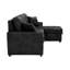 60 " Faux Leather L-Shaped Sectional