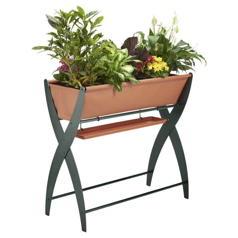 Hearth Craft Elevated Planter, Verde Green