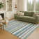 Machine Washable Indoor/Outdoor Drennen ACN2330 Stripes Rug