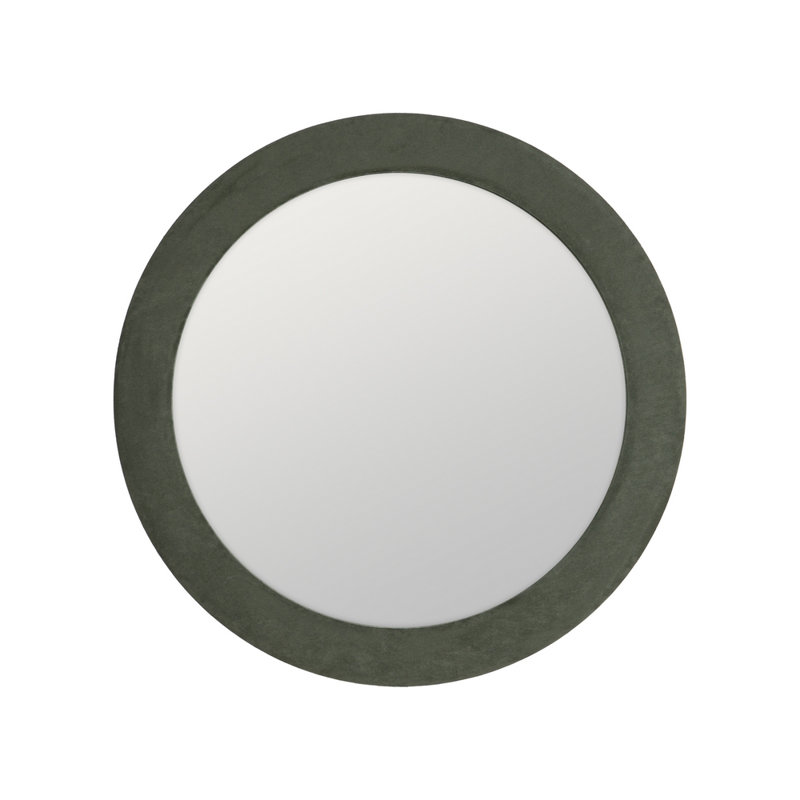 Asata Round Mirror, Green, 80cm x 80cm
