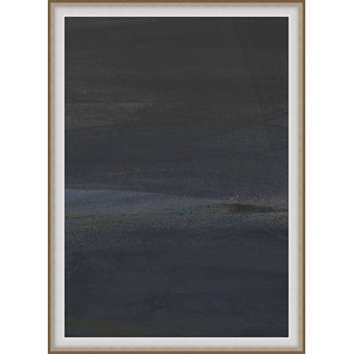 Afterglow Black 1 Print by Art House Studios