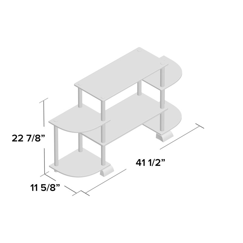 Asid TV Stand for TVs up to 24", Light Cherry