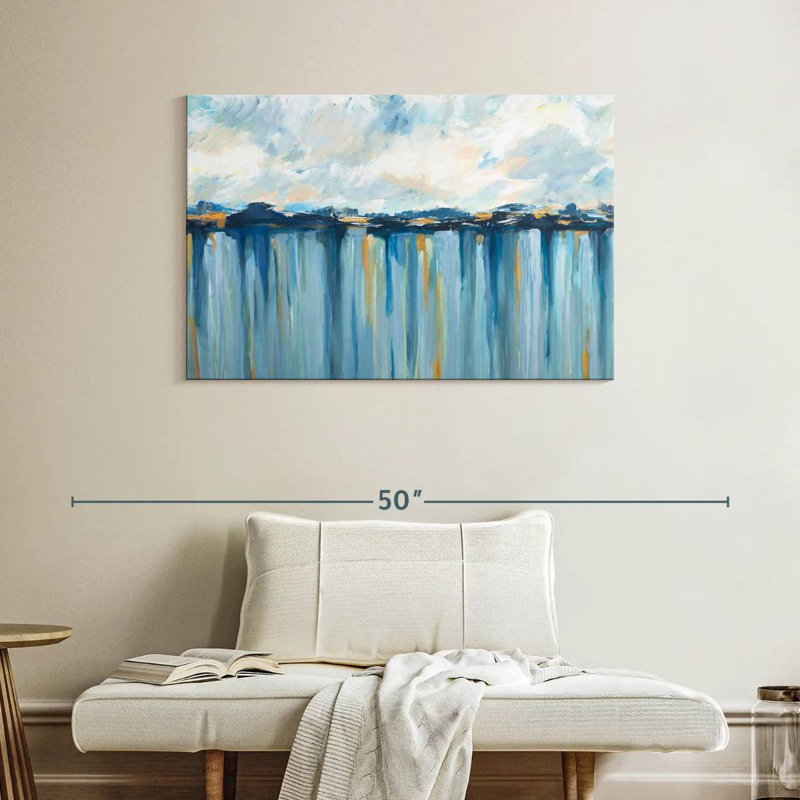 Avery Ocean Blues I, 26" H x 39" W