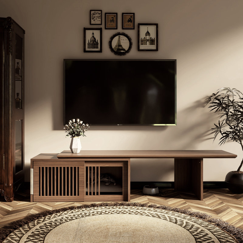 Meuble télé extensible avec coussin Mid-Century Morden
