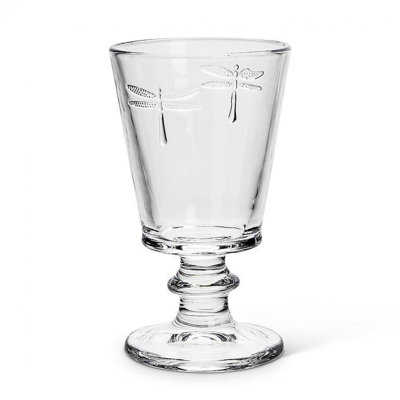 Verre à vin libellule