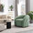 Aunna Upholstered Swivel Barrel Chair-753683455