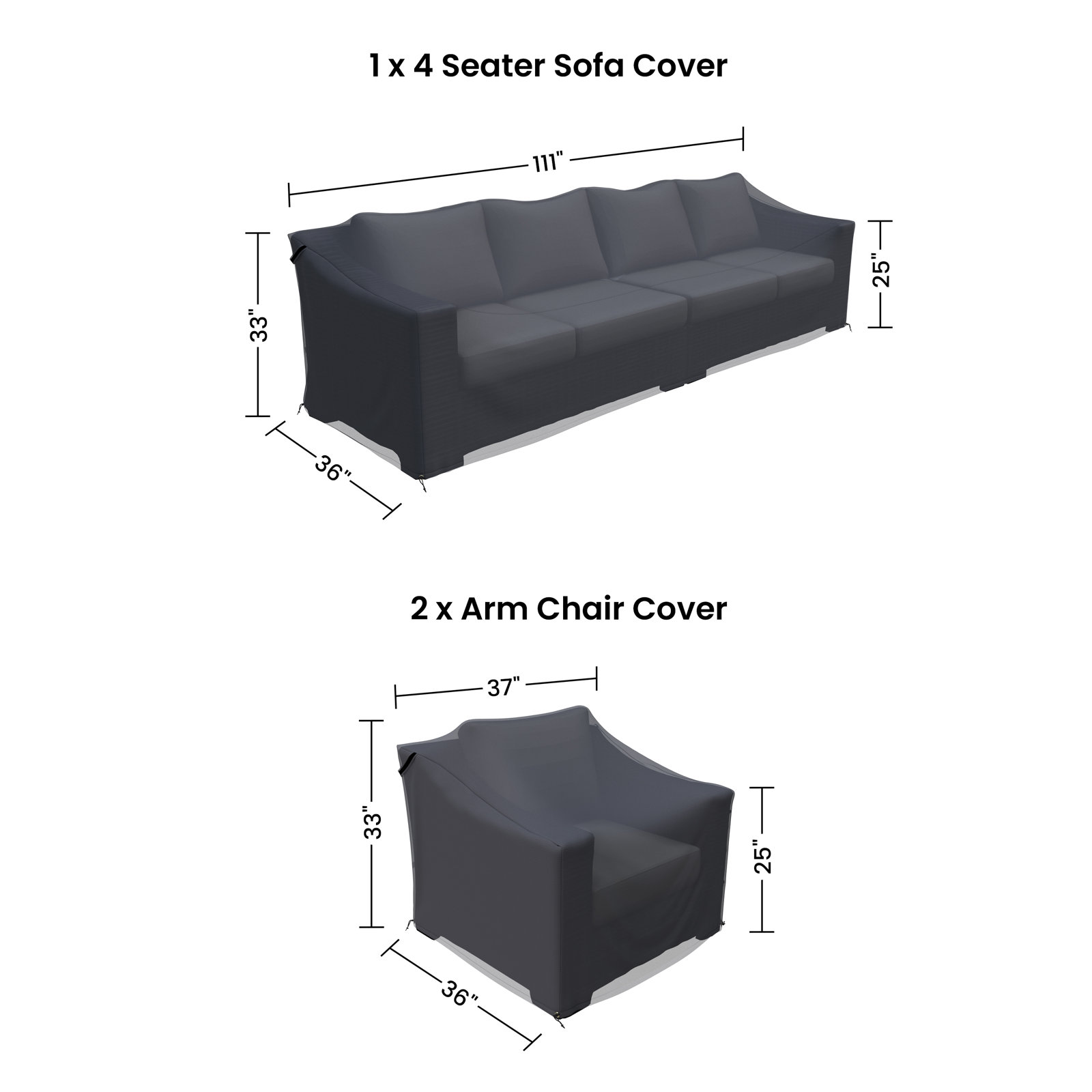 Wicker Outdoor Conversation Set Cover