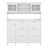 3-Tier Shoe Cabinet With 6 Flip Drawers And Storage Shelf, Entryway Hall Tree With Tempered Glass Doors And 4 Hooks-1930658940