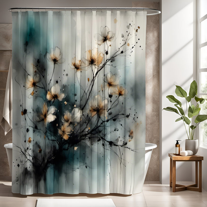Rideau de douche Alliya, H 70 po x l 72 po