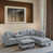 Taupe Gray Linen Blend selected