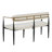 Malik Upholstered Loveseat Sofa With Iron Frame-2098873893-2098873892