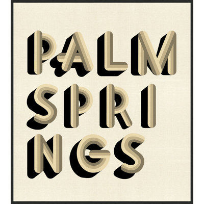 Neutral Palm Springs Print by Christopher Kennedy