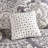 Elegant Grey King Comforter Set With Embroidered Damask Design