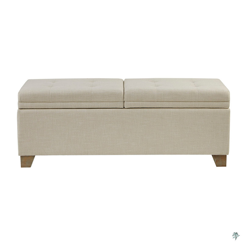 Soft Close Storage Bench, Brown