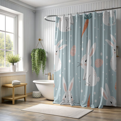 Rabbit Boho - Premium Shower Curtain 26